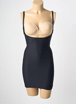 Culotte gainante effet matière satinée noir SANDWICH femme
