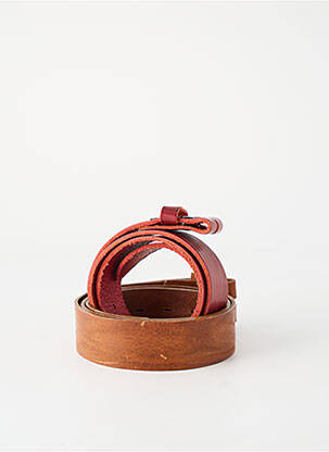 Ceinture coutures renforcées rouge YOLETE femme
