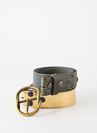 Ceinture effet matière satinée or YOLETE femme