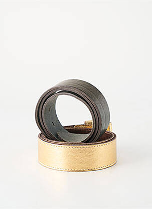 Ceinture effet matière satinée or YOLETE femme