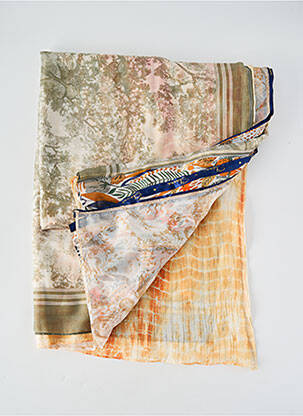 Foulard imprimé fantaisie beige SHANNA femme