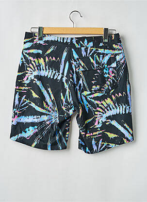 Short de bain imprimé fantaisie noir SUN PROJECT homme