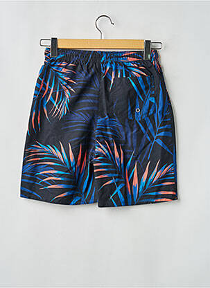 Short de bain effet matière satinée noir SUN PROJECT garçon