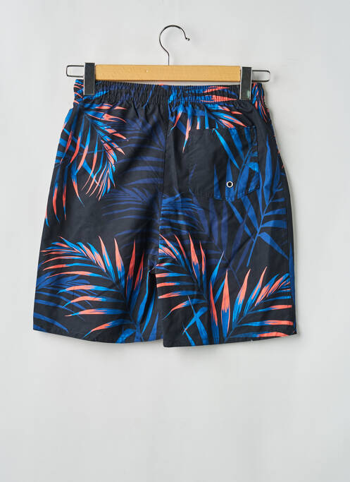 Short de bain effet matière satinée noir SUN PROJECT garcon