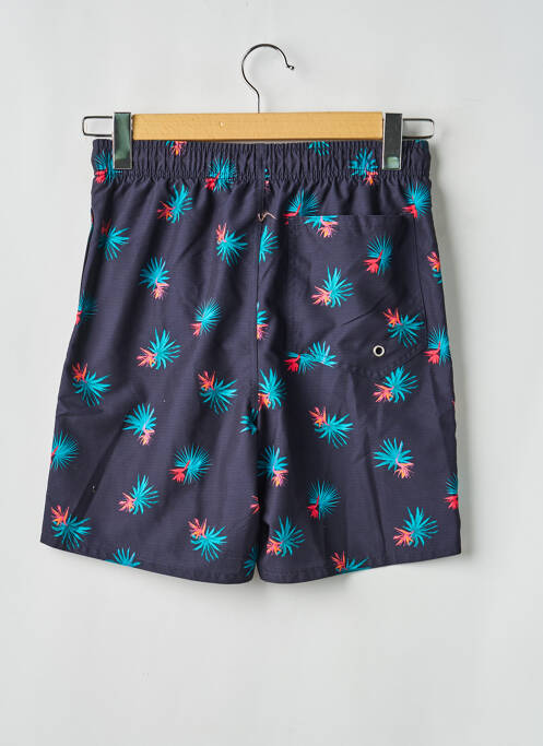 Short de bain imprimé fantaisie bleu SUN PROJECT homme