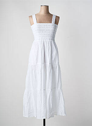 Robe mi-longue sans manche sans manche blanc SEAFOLLY femme