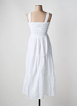 Robe mi-longue sans manche sans manche blanc SEAFOLLY femme