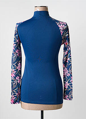 Top de bain imprimé fantaisie bleu OLYMPIA femme