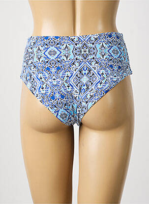 Bas de maillot de bain imprimé fantaisie culotte bleu DAG ADOM femme