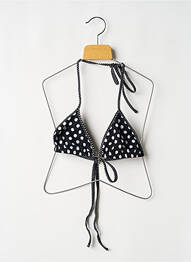 Haut de maillot de bain stretch haut triangles noir LITTLE MARCEL femme
