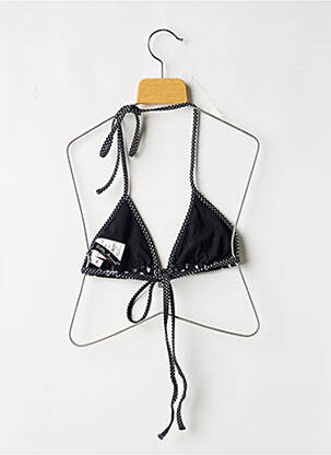 Haut de maillot de bain stretch haut triangles noir LITTLE MARCEL femme