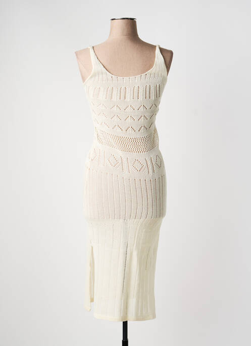 Robe de plage coupe cintrée beige PALME femme