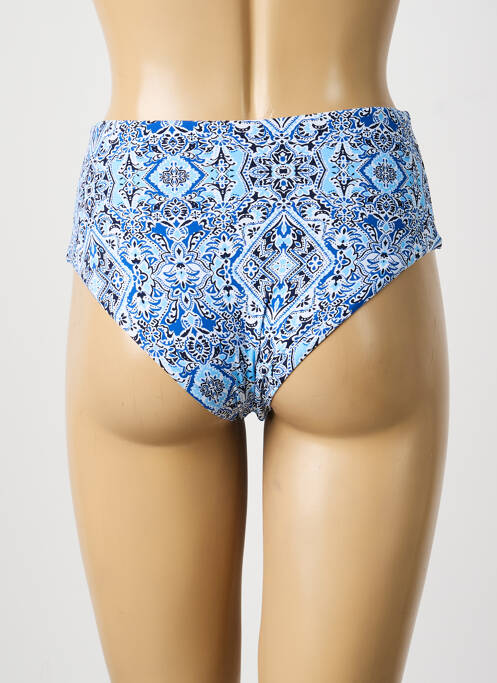 Bas de maillot de bain imprimé fantaisie culotte bleu DAG ADOM femme