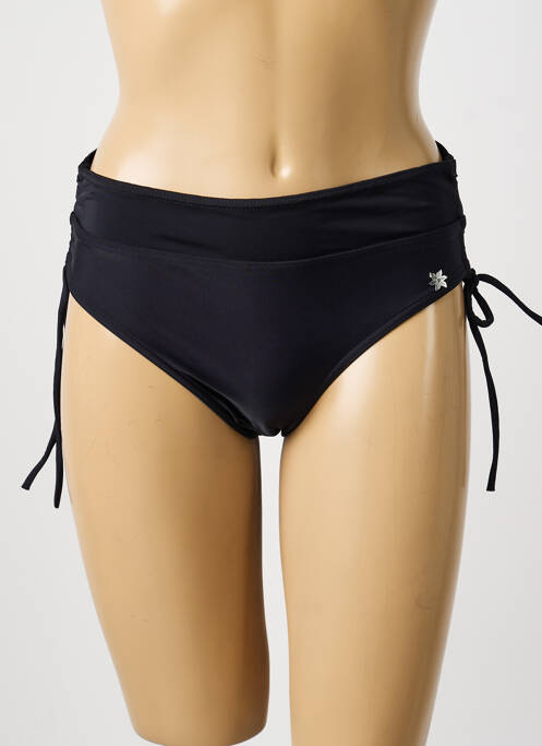 Bas de maillot de bain stretch culotte noir MISS CARAÏBES femme