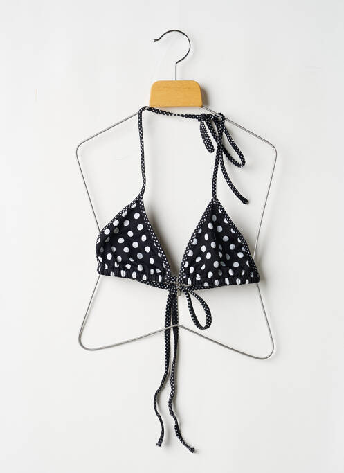 Haut de maillot de bain stretch haut triangles noir LITTLE MARCEL femme
