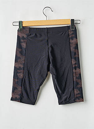 Short de bain imprimé fantaisie noir LAGON BLEU homme