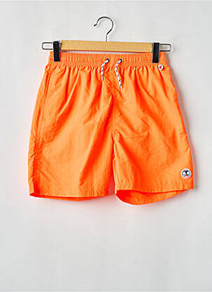 Short de bain fermeture liens à nouer orange LAGON BLEU garcon