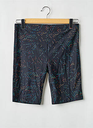 Short de bain imprimé fantaisie noir SUN PROJECT homme