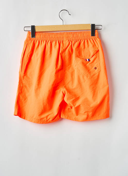 Short de bain fermeture liens à nouer orange LAGON BLEU garcon