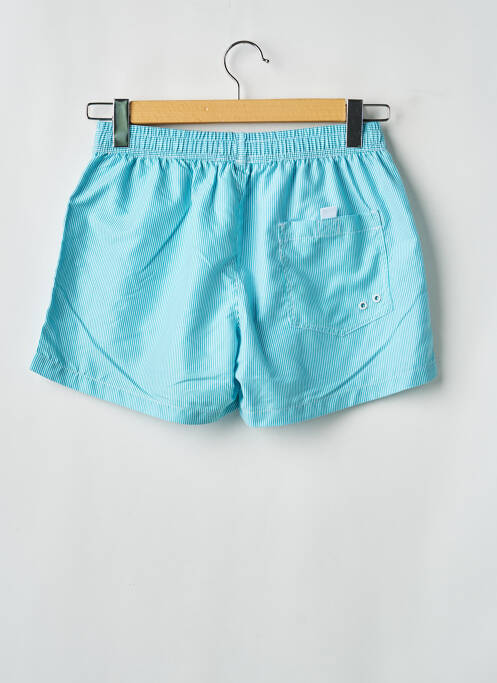 Short de bain fermeture liens à nouer bleu LAGON BLEU homme