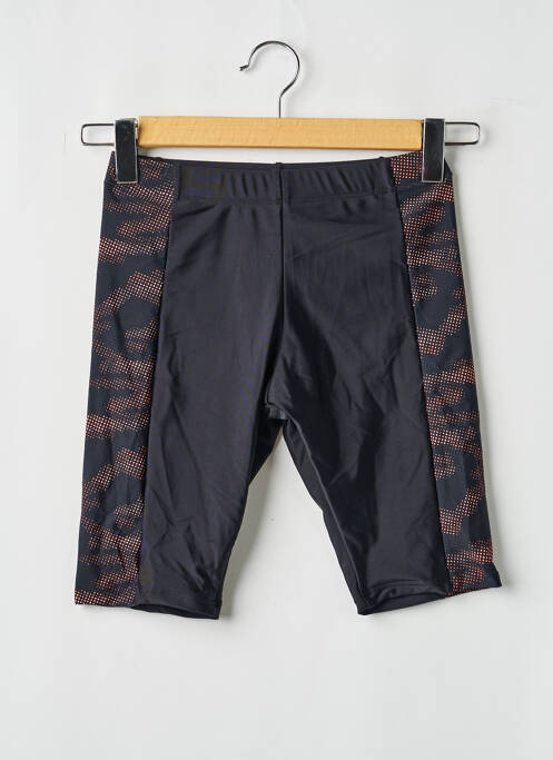 Short de bain imprimé fantaisie noir LAGON BLEU homme