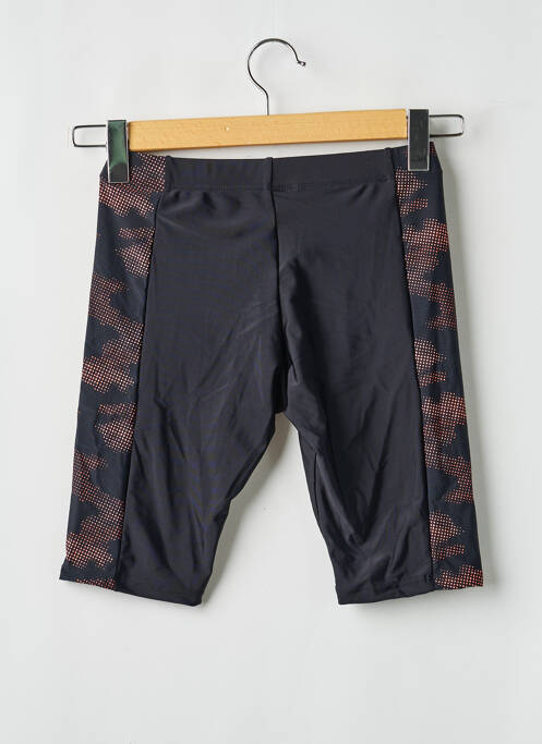 Short de bain imprimé fantaisie noir LAGON BLEU homme