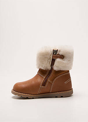 Bottines/boots tissage tissage pailleté bout rond marron KICKERS fille