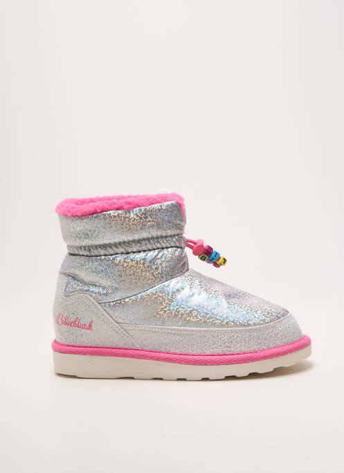Bottines/boots tissage satiné bout rond argent BILLIEBLUSH fille