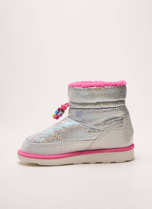 Bottines/boots tissage satiné bout rond argent BILLIEBLUSH fille