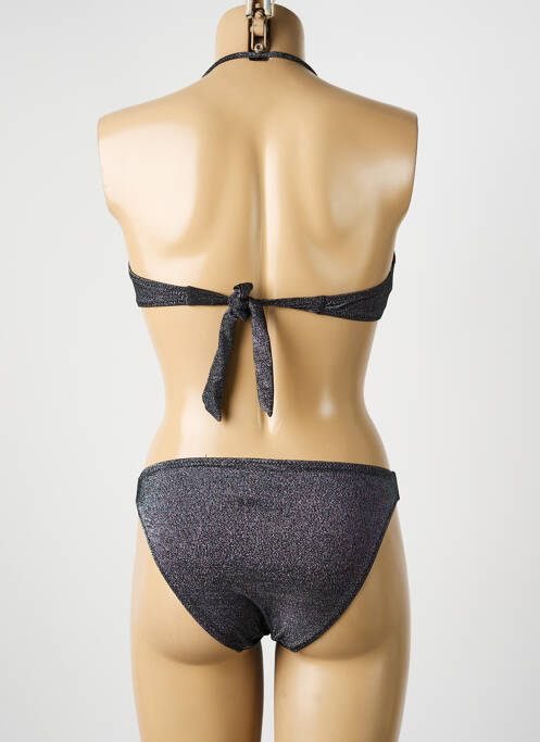 Maillot de bain 2 pièces stretch haut bandeau noir ADMAS femme