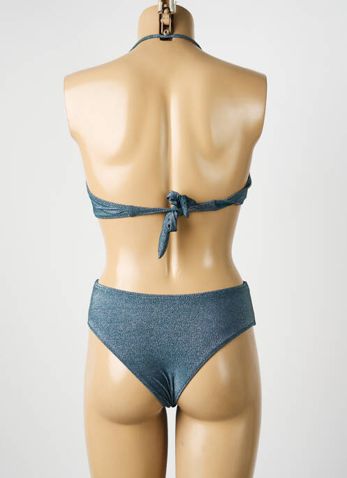 Maillot de bain 2 pièces stretch haut bandeau vert ADMAS femme