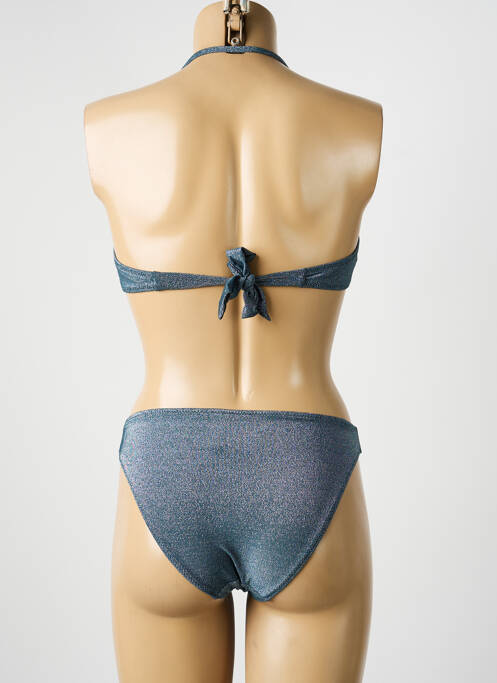 Maillot de bain 2 pièces stretch haut bandeau vert ADMAS femme