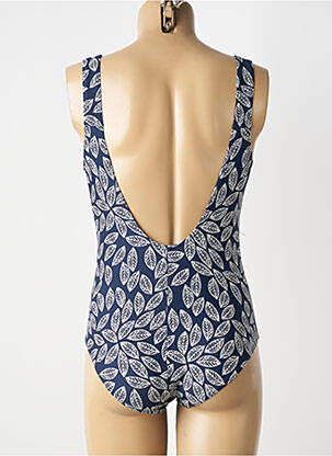 Maillot de bain 1 pièce imprimé fantaisie bleu LAGON BLEU femme