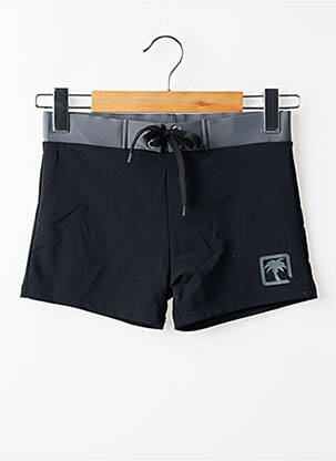 Short de bain tissage popeline noir SUN PROJECT homme