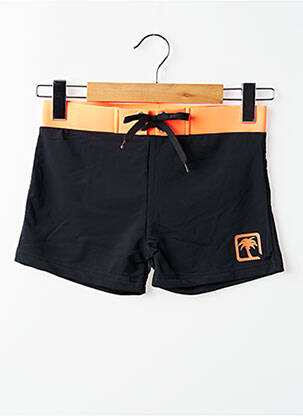 Short de bain tissage popeline noir SUN PROJECT homme