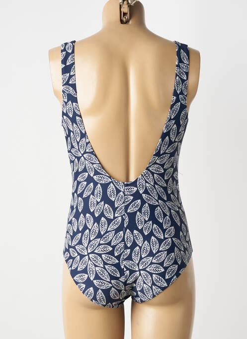 Maillot de bain 1 pièce imprimé fantaisie bleu LAGON BLEU femme
