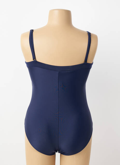 Maillot de bain 1 pièce imprimé fantaisie bleu LAGON BLEU femme