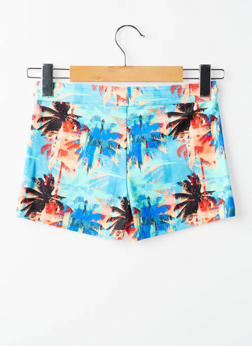Short de bain tissage popeline bleu SUN PROJECT homme