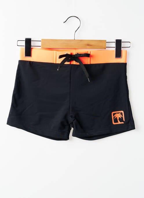 Short de bain tissage popeline noir SUN PROJECT homme