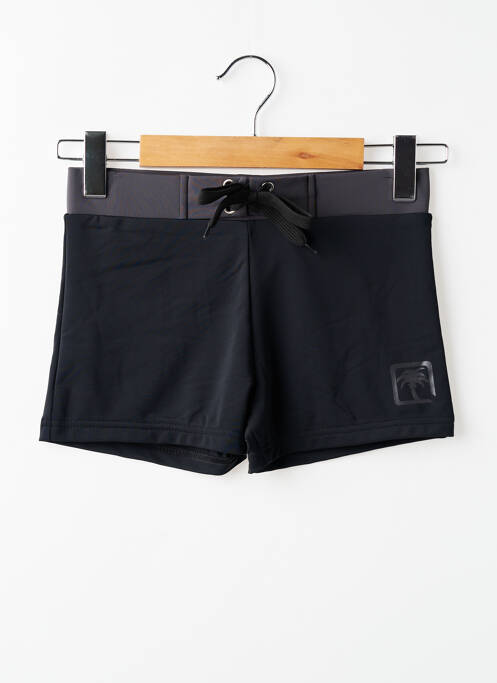 Short de bain tissage popeline noir SUN PROJECT homme