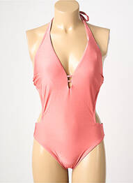 Maillot de bain 1 pièce rose OLYMPIA femme