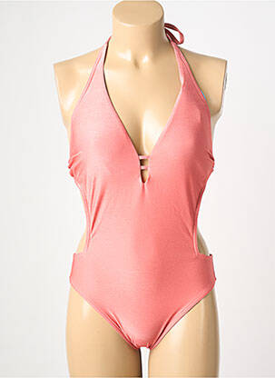 Maillot de bain 1 pièce rose OLYMPIA femme
