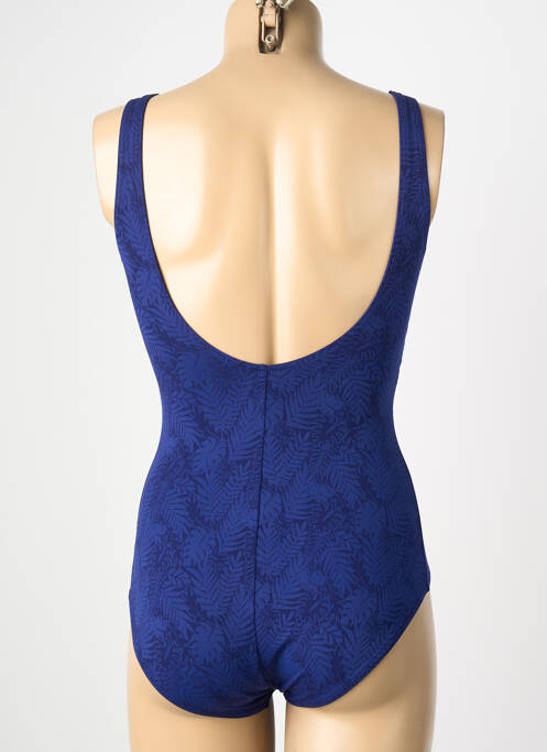 Maillot de bain 1 pièce imprimé fantaisie bleu SUN PLAYA femme