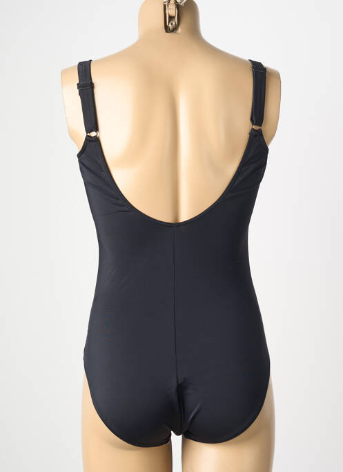 Maillot de bain 1 pièce imprimé fantaisie noir SUNMARIN femme