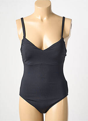 Maillot de bain 1 pièce stretch haut soutien-gorge moulé noir SEAFOLLY femme