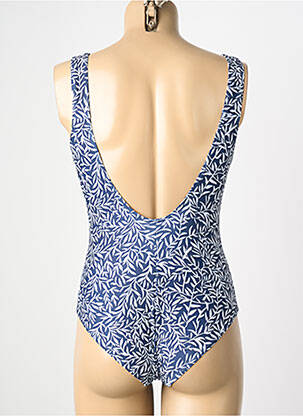 Maillot de bain 1 pièce imprimé fantaisie bleu LAGON BLEU femme