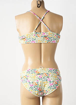 Maillot de bain 2 pièces imprimé fantaisie blanc SEAFOLLY fille