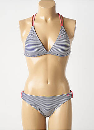 Maillot de bain 2 pièces stretch bleu PROTEST fille