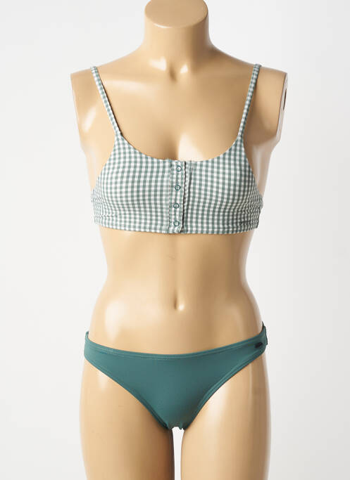 Maillot de bain 2 pièces stretch vert PROTEST fille