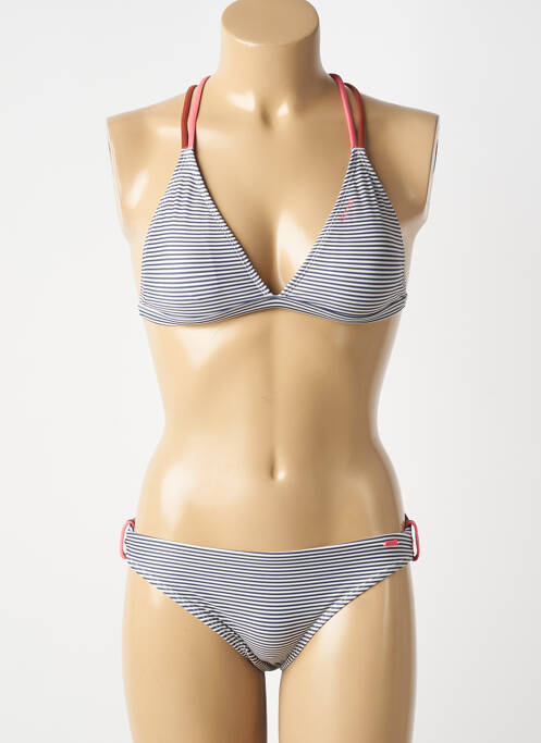 Maillot de bain 2 pièces stretch bleu PROTEST fille